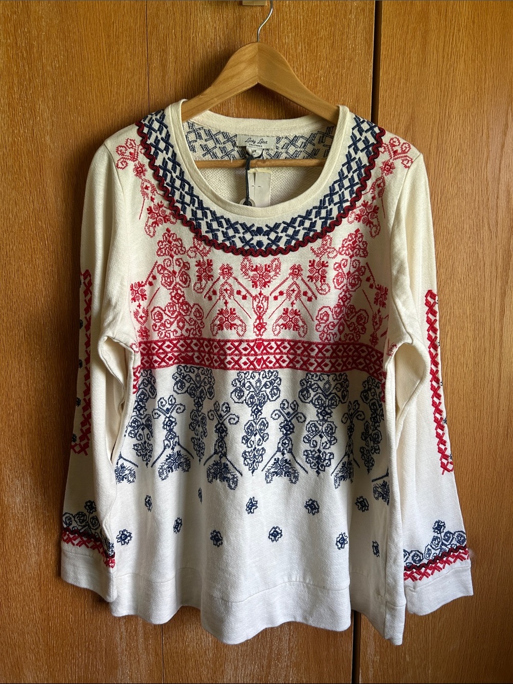 Lucky Lotus Crewneck Lightweight Sweatshirt